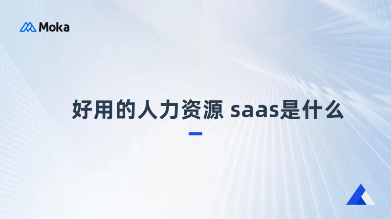 作为一个HRD，你用过最好用的人力资源 saas是什么
