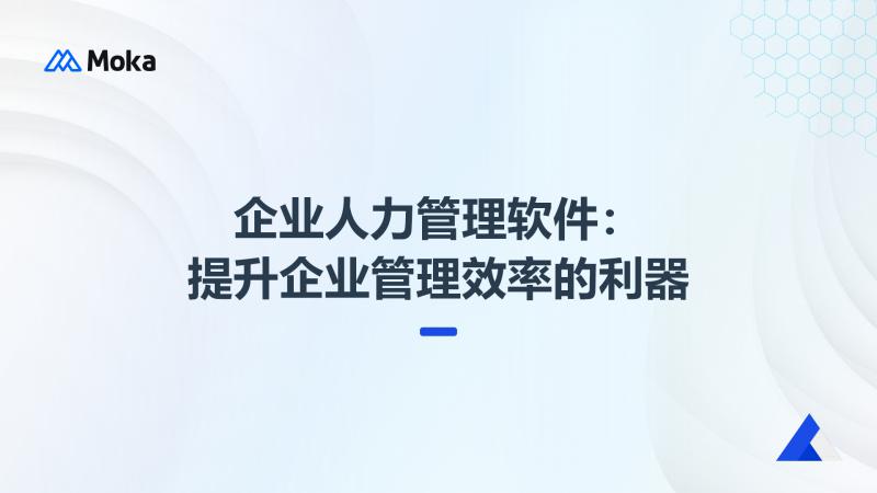 企业人力管理软件