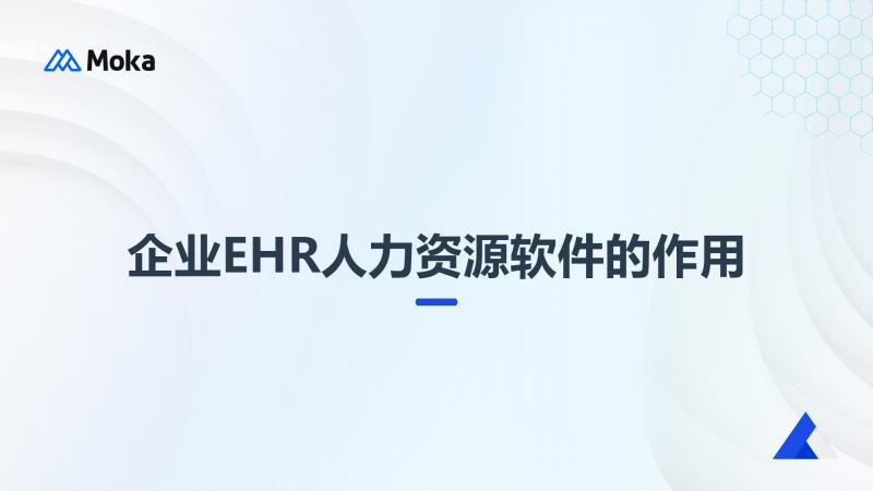 企业ehr人力资源软件