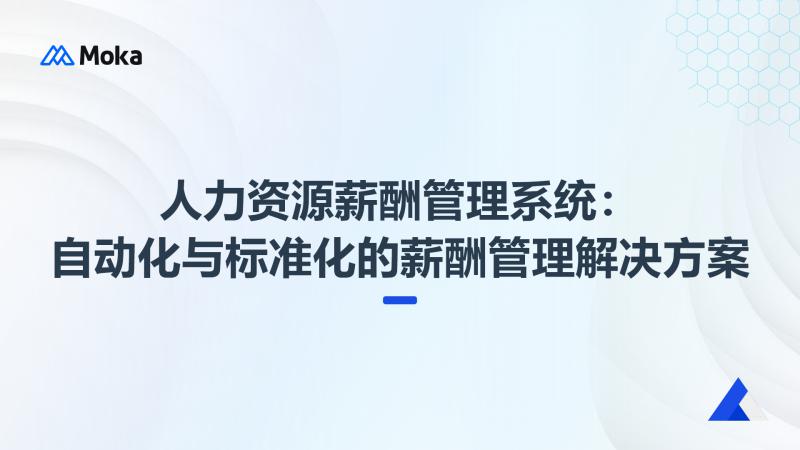 人力资源薪酬管理系统