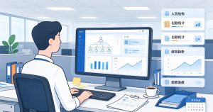HR工作漫画图创意设计